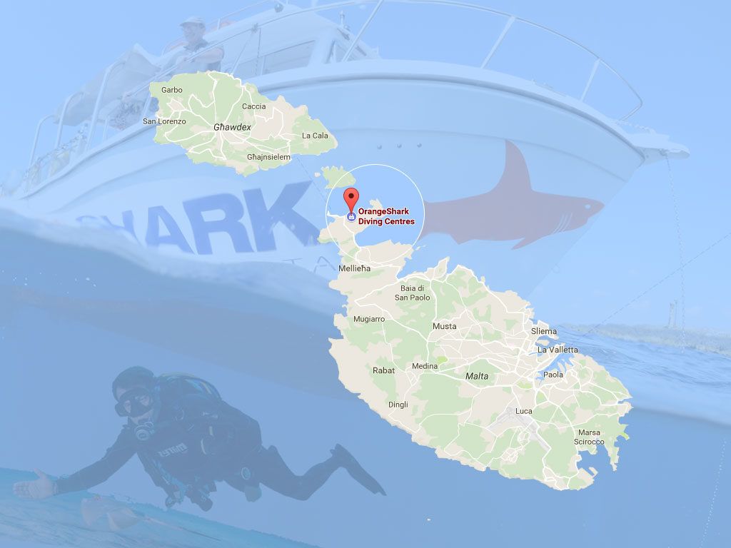 Orange Shark diving center italiano a Malta
