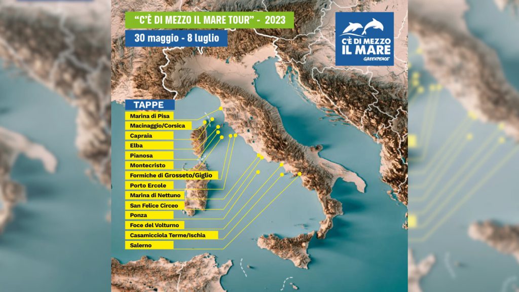 Tour Greenpeace mare fuori