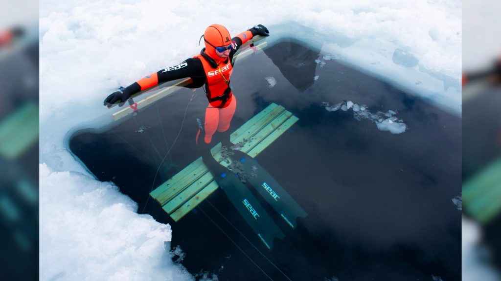 record apnea ghiaccio cafolla
