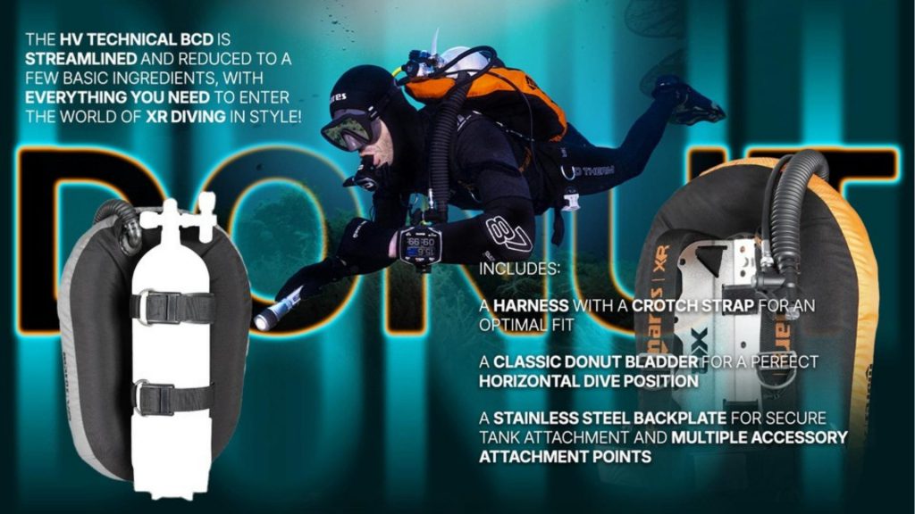 Mares HV Single Backmount Set tecnico