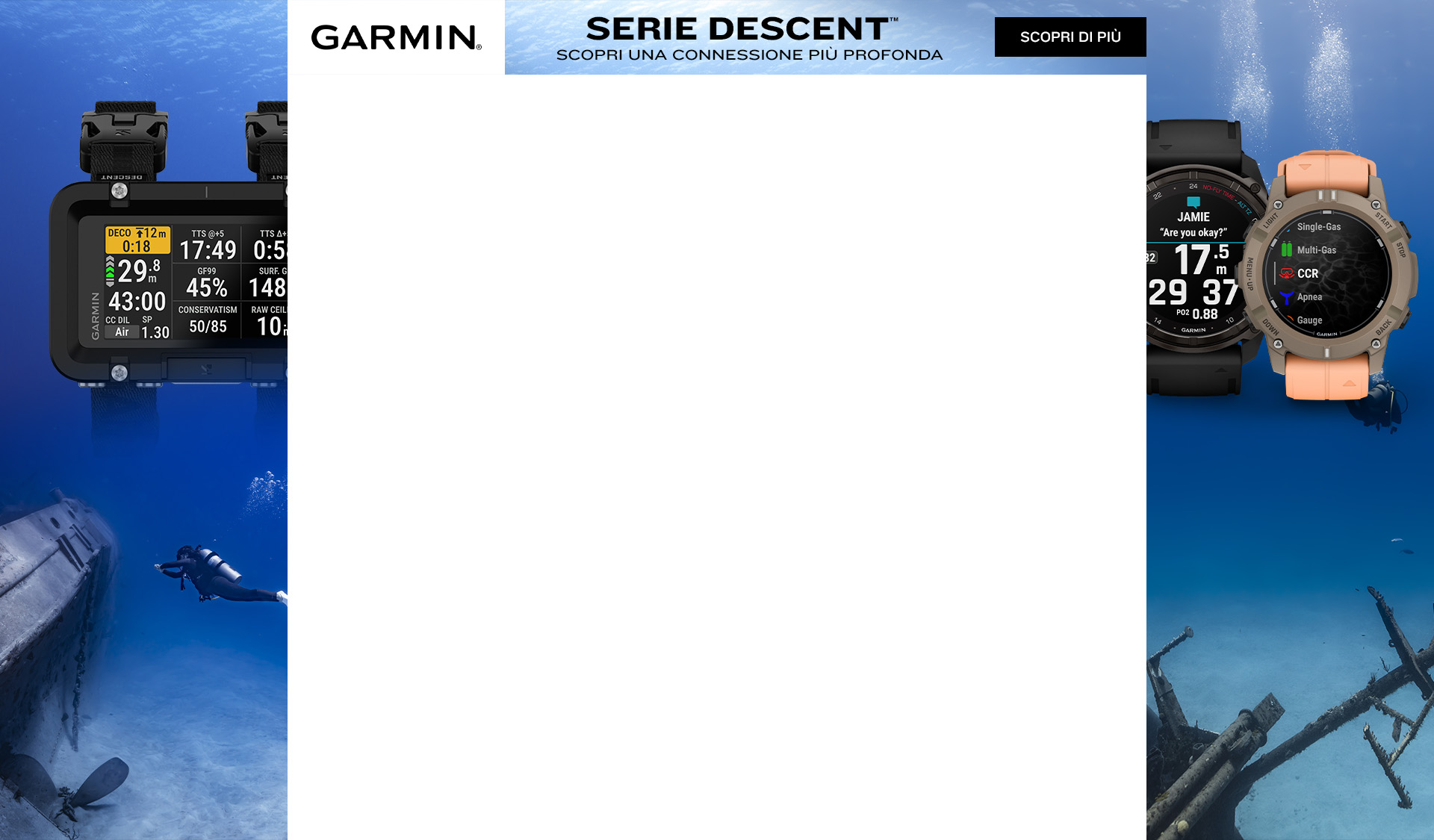 Garmin Dive Computer Smartwatches