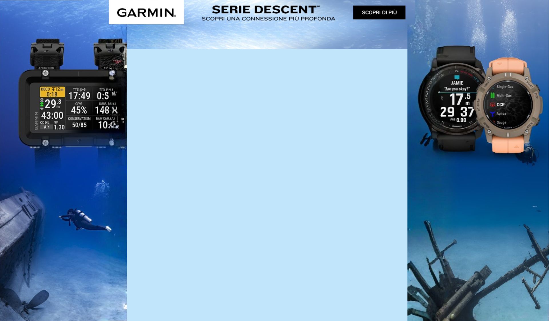 Garmin Dive Computer Smartwatches